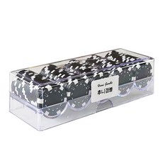 후니갬블 선명한 신료 컬러 포커칩 100p + 아크릴케이스, 블랙, 1개 완구_취미/보드게임 반품 최저가 13,420원