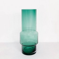 마쉬매리골드 그린 롤 모던 유리 화병, B 완구/취미/수집품 반품 최저가 44,710원