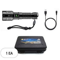 미나티 충전식 XHP160 LED 줌 써치라이트 손전등 J75, 1개, 블랙 스포츠/레저/등산/아웃도어 반품 최저가 31,510원