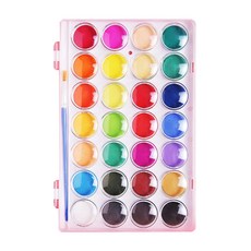 오픈스페이스 휴대용 팔레트 수채화 고체물감, 28색, 180g 문구/오피스/미술/화방용품 반품 최저가 4,850원