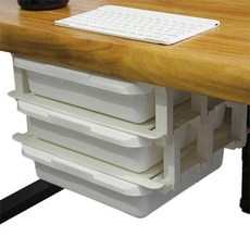 태드로마켓 데스크탑 대형 서랍 부착식 수납 보관함, 3단 문구/오피스/사무용품 전문관 반품 최저가 5,360원