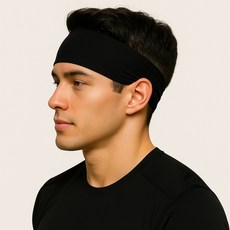 몽블랙 남자 여자 땀흡수 마라톤 헬스 런닝 운동 스포츠 헤어밴드 ST3, BLACK, 1개 스포츠_레저/헬스/요가/댄스 반품 최저가 3,150원