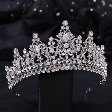 루나글램 셀프웨딩 글로우 퀸 지르콘 티아라 G315, 1개, 실버화이트 문구/오피스/파티/이벤트 반품 최저가 24,640원