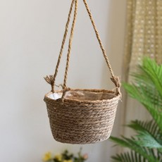 모리앤 제이가든 행잉라탄바스켓 2013, 내츄럴, 1개 홈인테리어/원예/가드닝 반품 최저가 11,180원