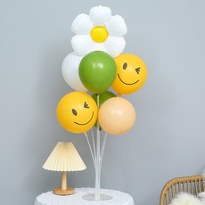 피앤비유니티 데이지 윙크 풍선 꽂이 세트, 2세트, 혼합색상(데이지풍선), 랜덤발송(일반풍선) 출산/유아동/출산준비물/선물 반품 최저가 7,250원