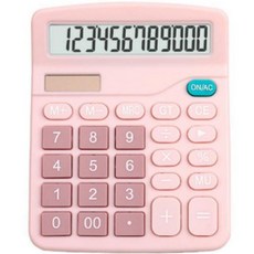 스크린 재무 회계 계산기, 핑크, 1개 문구/오피스/사무용품 전문관 반품 최저가 5,080원