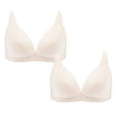 메이크포 임산부 수유 레이스 면 단추형 브라 2p 출산/유아동/출산준비물/선물 반품 최저가 9,940원