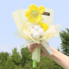 모리앤 비누꽃 귀욤 귀욤 스마일인형 꽃다발, 해피옐로우, 1개 홈인테리어/홈데코/디퓨저 반품 최저가 5,970원