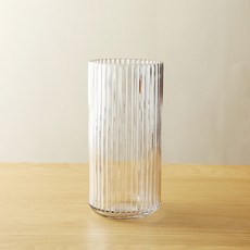 삼호유리 원통 스트라이프 유리화병 SH17011, 투명 홈인테리어/홈데코/디퓨저 반품 최저가 7,140원