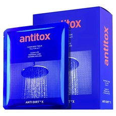 안티톡스 한장샤워 클린 바디티슈 10p, 160g, 3개 생활용품/화장지/물티슈 반품 최저가 35,230원