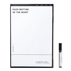 냉장고 스티커 메모시트 + 보드마카 세트, 필름 문구/오피스/학용품/수업준비 반품 최저가 13,390원