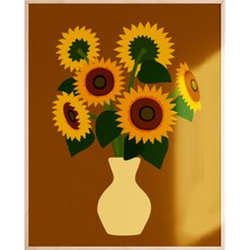 아트조이 물감 2배 DIY 명화그리기 40 x 50 cm, 행운의 해바라기 골드펄, 1개 문구/오피스/미술/화방용품 반품 최저가 4,550원