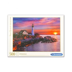 클레멘토니 코리아보드게임즈 노을지는 포틀랜드 등대 직소퍼즐 C35049, 500피스, 혼합색상, 1개 완구/취미/퍼즐/큐브/피젯토이 반품 최저가 4,950원