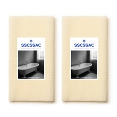 SSCSSAC 롱롱 보들보들 샤워타올, 아이보리, 1개입, 2개 홈인테리어/욕실용품 반품 최저가 5,090원
