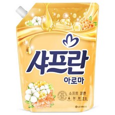 샤프란 아로마 섬유유연제 소프트 코튼 리필, 1개, 2.1L 생활용품/섬유유연제 반품 최저가 4,750원