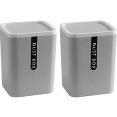 생활공식 탁상용 스윙 미니휴지통 2p, 그레이 생활용품/수납/정리 반품 최저가 10,490원