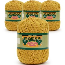 필립섬유 쎄비 실크 인견사 뜨개실 90g x 4p, 837 머스타드, 4개 홈인테리어/뜨개질용품 반품 최저가 18,900원