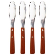 라온누리 내추럴 우드 디너나이프, 레드, 4개 주방용품/수저/커트러리 반품 최저가 4,560원