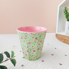 라이스 유아용 컵 중, 그린 파스텔 플라워, 1개, 270ml 주방용품/유아동컵/빨대컵 반품 최저가 3,810원