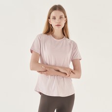 녹족 여성용 마일드 요가 필라테스 반팔 티셔츠 스포츠/레저/헬스/요가/댄스 반품 최저가 8,120원