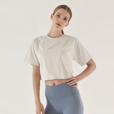 녹족 여성용 홀리 크롭 요가 필라테스 반팔 티셔츠 스포츠/레저/헬스/요가/댄스 반품 최저가 15,210원