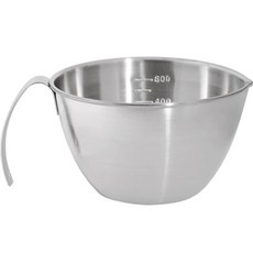 스텐 손잡이 계량 믹싱볼 600ml 주방용품/주방조리도구 반품 최저가 10,680원