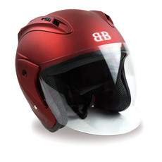 벤시 오픈페이스 오토바이 헬멧 Y-1, 무광레드 자동차용품/오토바이용품 반품 최저가 26,270원