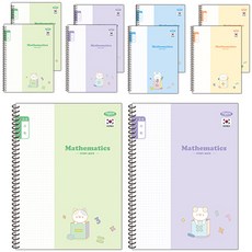 펜피아 2000 초등 3-6 수학 스프링노트, 10개, 랜덤발송 문구/오피스/노트/메모지 반품 최저가 15,300원