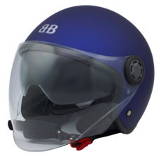 벤시 Y-2 오픈페이스 오토바이 헬멧, 무광블루, 투명, XXXL 자동차용품/오토바이용품 반품 최저가 38,950원