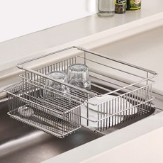 무디타 싱크대 업앤다운 스텐 식기건조대, 1단, 1개 주방용품/주방수납/정리 반품 최저가 31,020원
