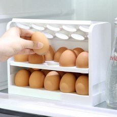 주앤지 냉장고 에그 트레이 3단 30구, 화이트, 1개 주방용품/주방정리소품 반품 최저가 6,760원