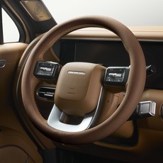 벤딕트 자동차 숨쉬는 타공 원형 튜닝 핸들커버, 하바나브라운 자동차용품/인테리어 반품 최저가 15,240원