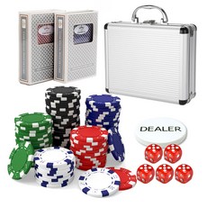 후니갬블 선명한 신료 컬러칩 200p + 알루미늄 실버케이스 + 클럽스페셜 홀덤카드 2p + 딜러칩 + 열쇠 2p + 주사위 5p 세트, 랜덤발송(칩), 1개 완구/취미/보드게임 반품 최저가 39,320원