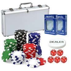 후니갬블 선명한 신료 컬러칩 300p + 알루미늄 실버케이스 + 로얄카드 2p + 딜러칩 + 열쇠 2p + 주사위 5p 세트, 랜덤발송(칩), 1개 완구/취미/보드게임 반품 최저가 50,540원