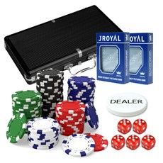 후니갬블 선명한 신료 컬러칩 300p + 알루미늄 블랙케이스 + 로얄카드 2p + 딜러칩 + 열쇠 2p + 주사위 5p 세트, 랜덤발송(칩), 1개 완구/취미/보드게임 반품 최저가 45,470원