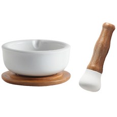 세븐키친 도자기 미니 절구 뚜껑트레이 세트 낮은형, 1개 주방용품/주방조리도구 반품 최저가 12,760원