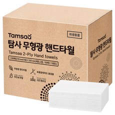 탐사 2겹 무형광 핸드타올, 1500매, 1개 생활용품/화장지/물티슈 반품 최저가 10,340원
