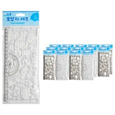 아이비스 모양자 세트 15세트, 랜덤발송, 1세트 문구/오피스/학용품/수업준비 반품 최저가 9,490원