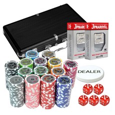 후니갬블 스타 클레이칩 300p + 알루미늄 블랙케이스 + JPNAROYAL카드 2p + 구성품 세트, 혼합색상, 1개 완구/취미/보드게임 반품 최저가 67,140원