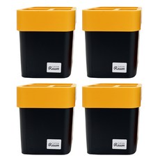 투코비 라움 오블라인 다용도 사각 꽂이함, 블랙(본체), 오렌지(뚜껑), 4개 문구/오피스/사무용품 전문관 반품 최저가 6,660원