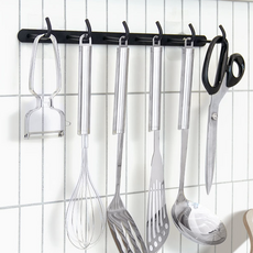 생활공식 스테인리스 조리도구걸이, 1개, 블랙 주방용품/주방조리도구 반품 최저가 5,520원