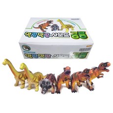 [토이천국] 말랑말랑 사운드 공룡(6개세트) / 말랑말랑해서 안전해요~ 버튼을 누르면 소리가 나요~ 소리나는 티라노 브라키오 트리케라톱스 공룡피규어 미니공룡모형, 1개 완구/취미/피규어/다이캐스트 반품 최저가 29,470원