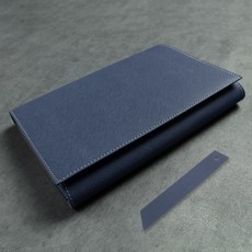 아바 사피아노 오픈형 북커버 L, 1개, 인디 네이비(북커버), 랜덤발송(북마크) 문구/오피스/사무용품 전문관 반품 최저가 9,980원