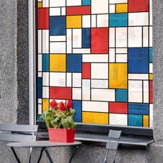 베니리아데코르 레트로 창문접착 시트지, 몬드리안10-519, 폭 67.5cm x 길이 300cm 홈인테리어/시트지/스티커 반품 최저가 16,110원