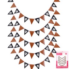 파티쇼 할로윈 종이 삼각 가랜드 해골물결, 혼합색상, 5개 문구/오피스/파티/이벤트 반품 최저가 1,690원