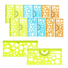 블루마토 모양자 NO.1318, 랜덤 발송, 7개 문구/오피스/학용품/수업준비 반품 최저가 4,650원