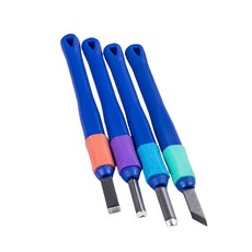 OON 플라스틱 그립 경량 조각칼 4종 세트 문구/오피스/미술/화방용품 반품 최저가 9,420원