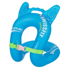 스위스핏 어린이용 넥튜브 조끼형 부력보조복 35kg, 블루 완구_취미/물놀이/계절완구 반품 최저가 15,500원