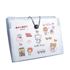 민생득템 귀염뽀짝 여러 파일 보관 가능한 파일 케이스 5, 혼합색상, 1개 문구/오피스/바인더/파일 반품 최저가 5,980원