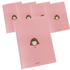 꼼꼬미 꼬미노트 봄바랑살랑, 핑크, 5개입 문구/오피스/학용품/수업준비 반품 최저가 5,150원